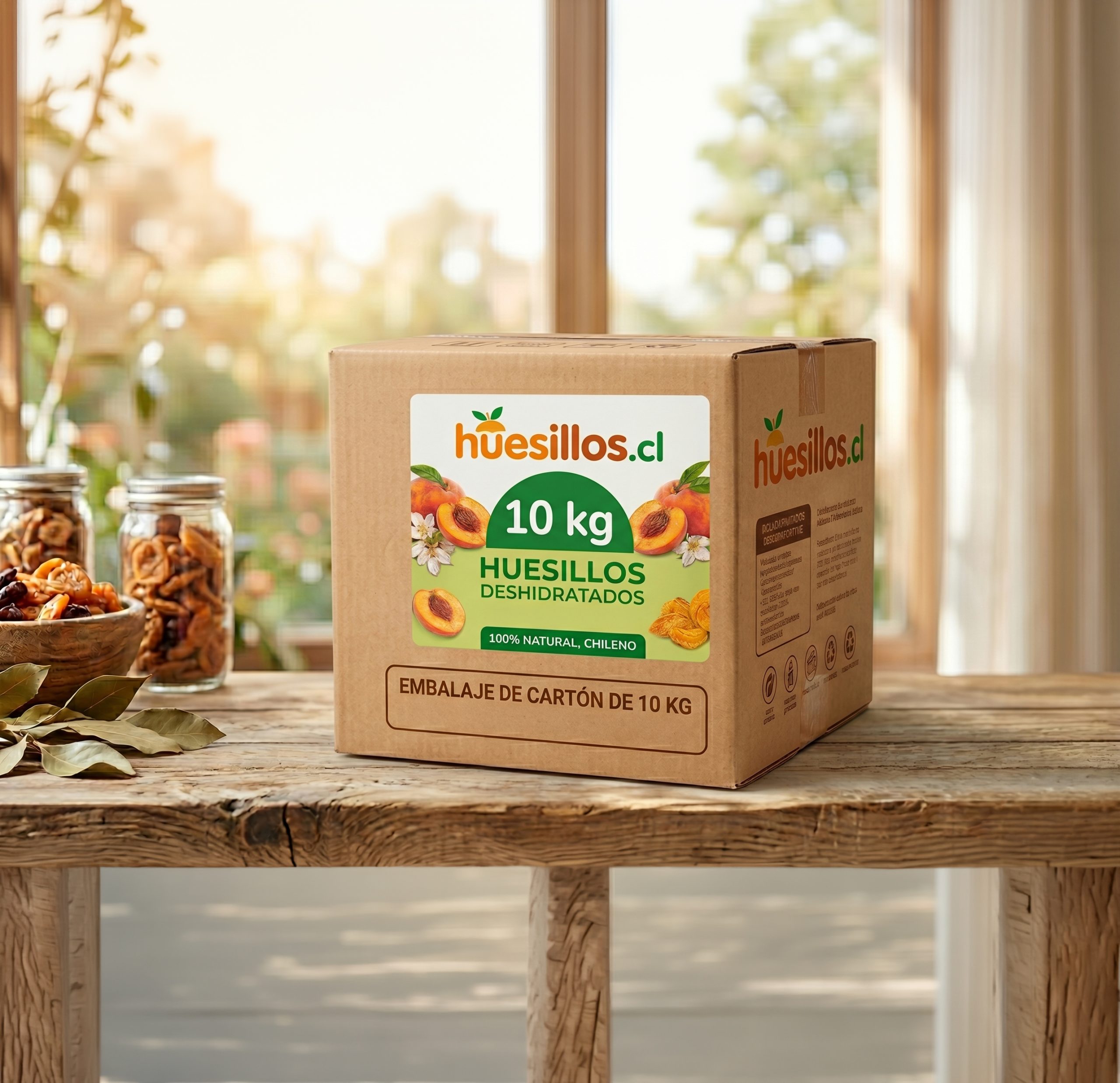 🍑 Huesillos Premium – Caja de 10 kg JUMBO
